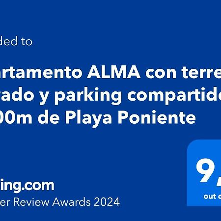 Apartamento Alma Con Terreno Privado Y Parking Compartido - A 800M De Playa Poniente Benidorm Extérieur photo