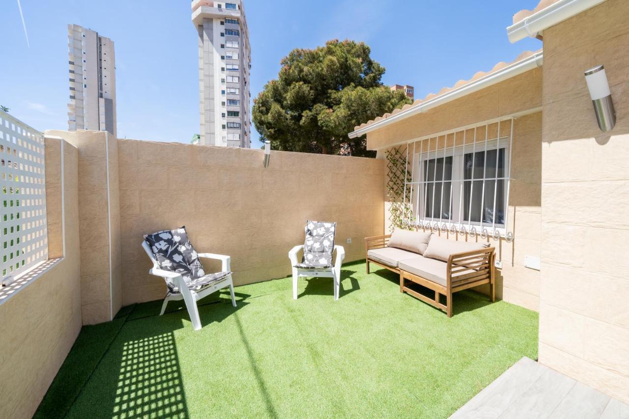 Apartamento Alma Con Terreno Privado Y Parking Compartido - A 800M De Playa Poniente Benidorm Extérieur photo