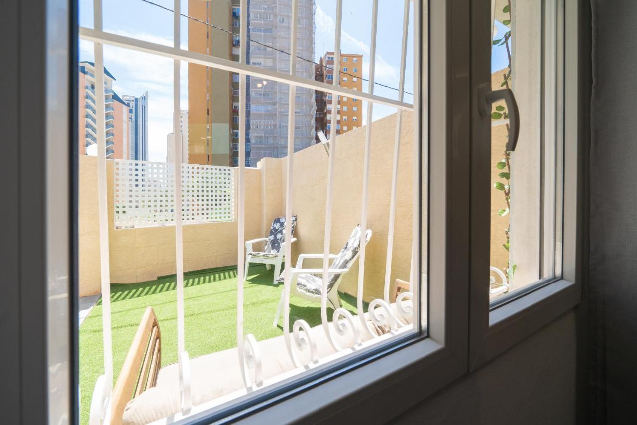 Apartamento Alma Con Terreno Privado Y Parking Compartido - A 800M De Playa Poniente Benidorm Extérieur photo